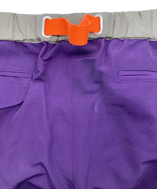 kolor/BEACON（カラービーコン）kolor/BEACON (カラービーコン) ベルテッドイージーパンツ パープル サイズ:2の古着・服飾アイテム