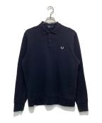 FRED PERRYフレッドペリー）の古着「スウェットポロシャツ」｜ネイビー