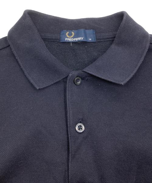 FRED PERRY（フレッドペリー）FRED PERRY (フレッドペリー) スウェットポロシャツ ネイビー サイズ:Mの古着・服飾アイテム