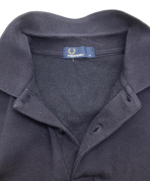 FRED PERRY（フレッドペリー）FRED PERRY (フレッドペリー) スウェットポロシャツ ネイビー サイズ:Mの古着・服飾アイテム