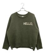 BEDWIN &THE HEARTBREAKERSベドウィンアンドザ ハートブレイカーズ）の古着「L/S C-NECK JACQUARD SWEATER 