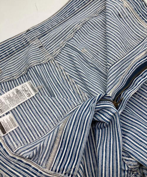 LEVI'S PReMIUM（リーバイス プレミアム）LEVI'S PReMIUM (リーバイス プレミアム) 555 リラックスストレート ジーンズ ユーティリティ パンツ ホワイト×インディゴ サイズ:W36の古着・服飾アイテム