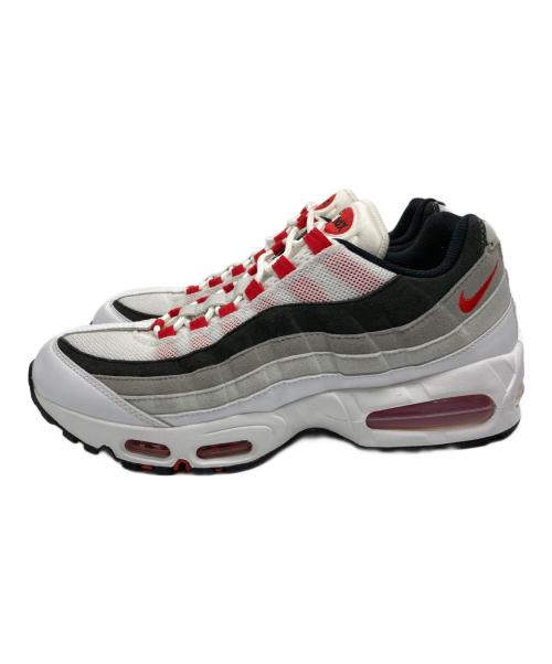 NIKE（ナイキ）NIKE (ナイキ) AIR MAX 95 BIG BUBBLE PREMIUM ホワイト×グレー×レッド サイズ:US 9.5の古着・服飾アイテム