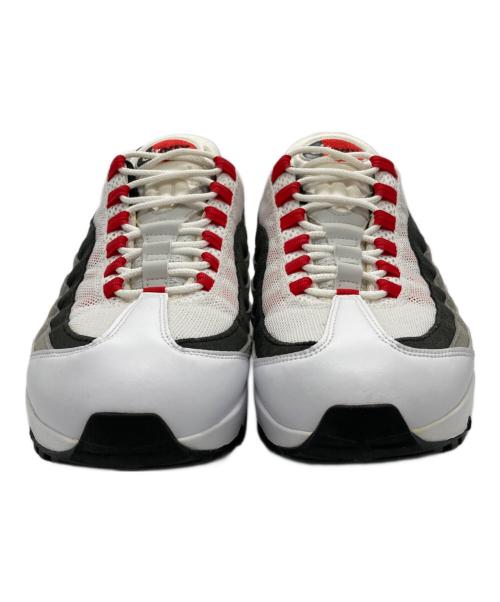 NIKE（ナイキ）NIKE (ナイキ) AIR MAX 95 BIG BUBBLE PREMIUM ホワイト×グレー×レッド サイズ:US 9.5の古着・服飾アイテム