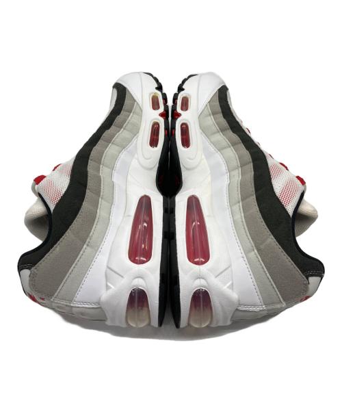 NIKE（ナイキ）NIKE (ナイキ) AIR MAX 95 BIG BUBBLE PREMIUM ホワイト×グレー×レッド サイズ:US 9.5の古着・服飾アイテム
