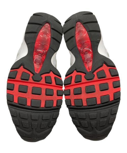NIKE（ナイキ）NIKE (ナイキ) AIR MAX 95 BIG BUBBLE PREMIUM ホワイト×グレー×レッド サイズ:US 9.5の古着・服飾アイテム