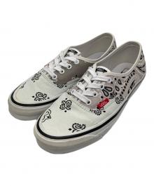 VANS×BEDWIN &THE HEARTBREAKERS（ヴァンズ×ベドウィンアンドザ ハートブレイカーズ）の古着「OG Authentic LX "Bandana Light Gray"」｜グレー×ホワイト