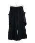 LIMI feu (リミフゥ) シルク混レイヤードドッキングパンツ ブラック サイズ:S：17000円