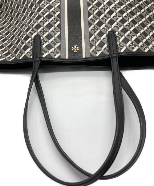 TORY BURCH（トリーバーチ）TORY BURCH (トリーバーチ) ジオロゴトートバッグ ブラックの古着・服飾アイテム