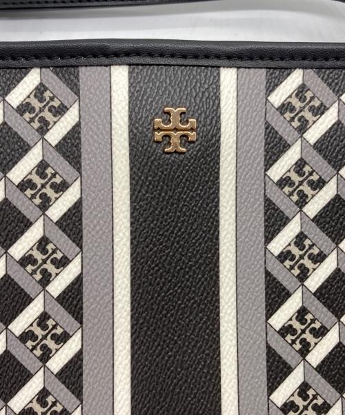 TORY BURCH（トリーバーチ）TORY BURCH (トリーバーチ) ジオロゴトートバッグ ブラックの古着・服飾アイテム