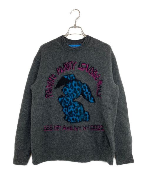 COACH（コーチ）COACH (コーチ) The Lil Nas X Drop Bunny Sweater グレー サイズ:Sの古着・服飾アイテム