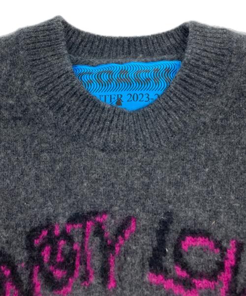 COACH（コーチ）COACH (コーチ) The Lil Nas X Drop Bunny Sweater グレー サイズ:Sの古着・服飾アイテム