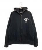 A BATHING APEアベイシングエイプ）の古着「College Relaxed Fit Full Zip」｜ブラック