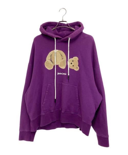 Palm Angels（パーム エンジェルス）Palm Angels (パーム エンジェルス) Bear Hoodie パープル サイズ:XLの古着・服飾アイテム