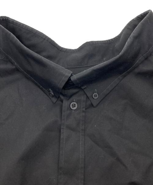 BALENCIAGA（バレンシアガ）BALENCIAGA (バレンシアガ) バックロゴオーバーサイズシャツ ブラック サイズ:36の古着・服飾アイテム