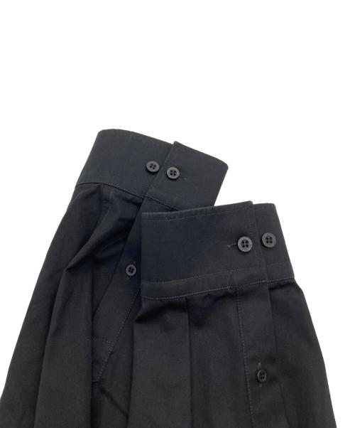 BALENCIAGA（バレンシアガ）BALENCIAGA (バレンシアガ) バックロゴオーバーサイズシャツ ブラック サイズ:36の古着・服飾アイテム