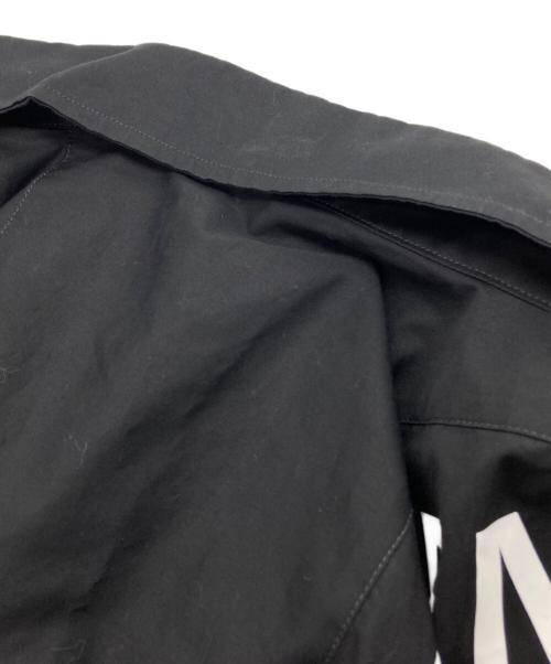 BALENCIAGA（バレンシアガ）BALENCIAGA (バレンシアガ) バックロゴオーバーサイズシャツ ブラック サイズ:36の古着・服飾アイテム