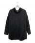 BALENCIAGA（バレンシアガ）の古着「バックロゴオーバーサイズシャツ」｜ブラック