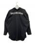 BALENCIAGA (バレンシアガ) バックロゴオーバーサイズシャツ ブラック サイズ:36：32000円