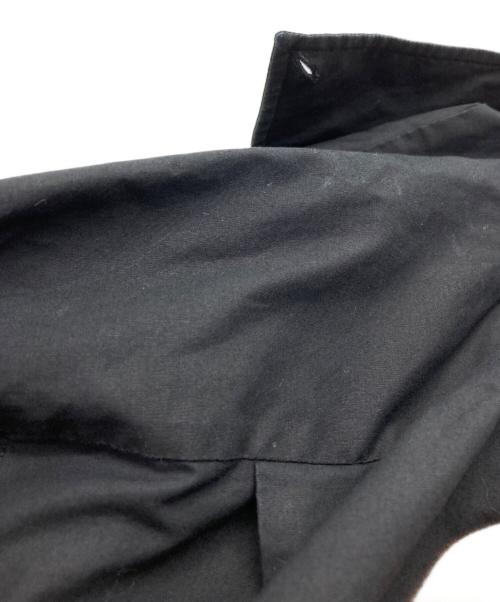 BALENCIAGA（バレンシアガ）BALENCIAGA (バレンシアガ) バック BBロゴ ボタンダウン 半袖 ドレス シャツ ブラック サイズ:39の古着・服飾アイテム