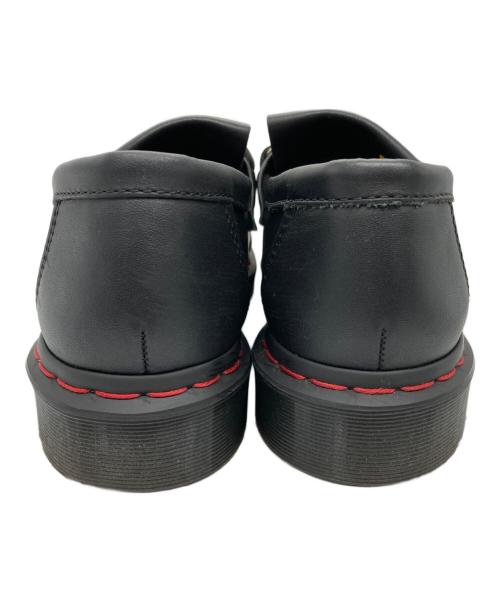 Dr.Martens（ドクターマーチン）Dr.Martens (ドクターマーチン) ADRIAN SNAFFLE CNY ハラコタッセルローファー ブラック×レッド サイズ:UK8の古着・服飾アイテム