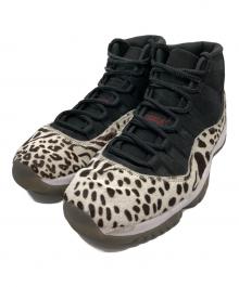 NIKE（ナイキ）の古着「Women's Air Jordan 11 "Animal Instinct/Safari"」｜ホワイト×ブラック