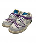 NIKE×OFFWHITEナイキ×オフホワイト）の古着「Dunk Low "Sail/Neutral Gray"」｜ホワイト×グレー