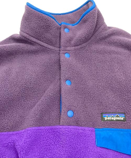Patagonia（パタゴニア）Patagonia (パタゴニア) Men’s Lightweight Synchilla Snap-T Pullover パープル×ブルー サイズ:Mの古着・服飾アイテム
