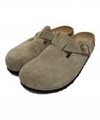 BIRKENSTOCKビルケンシュトック）の古着「Boston スエードサンダル」｜ベージュ
