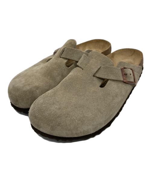 BIRKENSTOCK（ビルケンシュトック）BIRKENSTOCK (ビルケンシュトック) Boston スエードサンダル ベージュ サイズ:44の古着・服飾アイテム