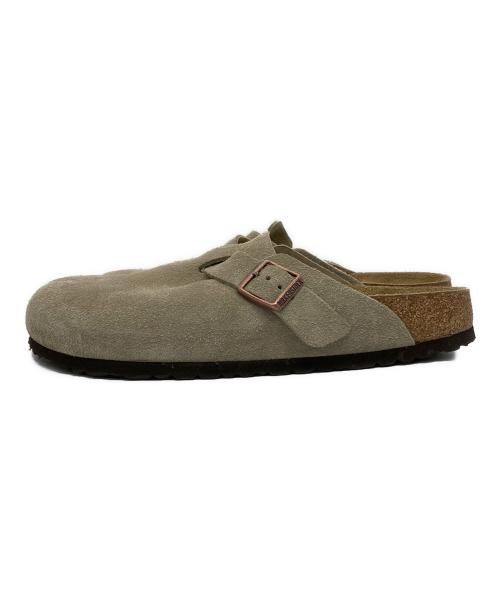 BIRKENSTOCK（ビルケンシュトック）BIRKENSTOCK (ビルケンシュトック) Boston スエードサンダル ベージュ サイズ:44の古着・服飾アイテム