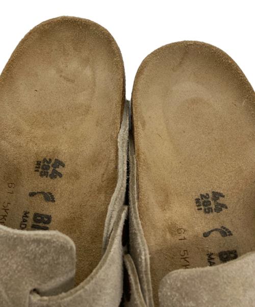 BIRKENSTOCK（ビルケンシュトック）BIRKENSTOCK (ビルケンシュトック) Boston スエードサンダル ベージュ サイズ:44の古着・服飾アイテム