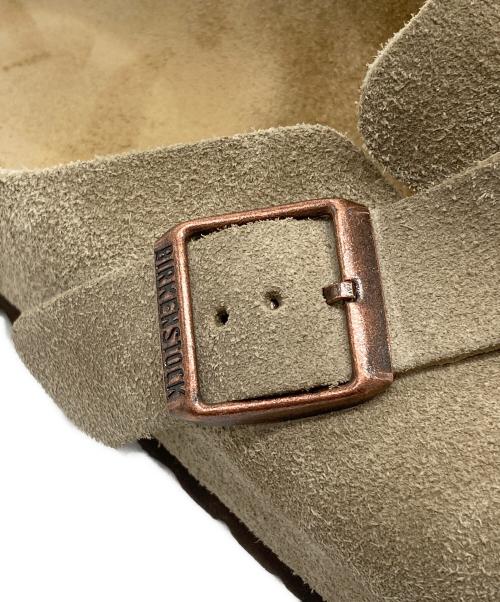 BIRKENSTOCK（ビルケンシュトック）BIRKENSTOCK (ビルケンシュトック) Boston スエードサンダル ベージュ サイズ:44の古着・服飾アイテム
