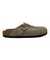 中古・古着 BIRKENSTOCK (ビルケンシュトック) Boston スエードサンダル ベージュ サイズ:44：12000円
