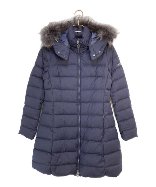 TATRAS（タトラス）TATRAS (タトラス) LAVIANA ラクーンファー フーデッドダウンコート ネイビー サイズ:03の古着・服飾アイテム