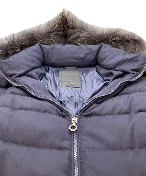 TATRAS（タトラス）TATRAS (タトラス) LAVIANA ラクーンファー フーデッドダウンコート ネイビー サイズ:03の古着・服飾アイテム