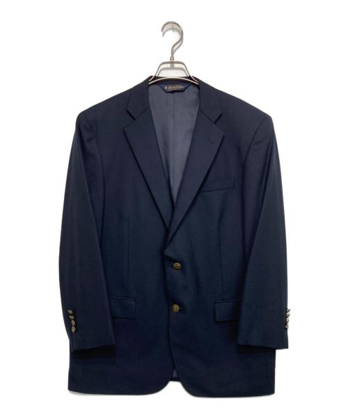 BROOKS BROTHERS REGENT（ブルックス ブラザーズ リージェント）BROOKS BROTHERS REGENT (ブルックス ブラザーズ リージェント) 金釦 2Bウールテーラードジャケット ネイビー サイズ:42SHTの古着・服飾アイテム