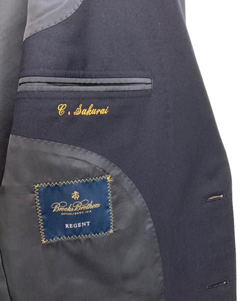 BROOKS BROTHERS REGENT（ブルックス ブラザーズ リージェント）BROOKS BROTHERS REGENT (ブルックス ブラザーズ リージェント) 金釦 2Bウールテーラードジャケット ネイビー サイズ:42SHTの古着・服飾アイテム