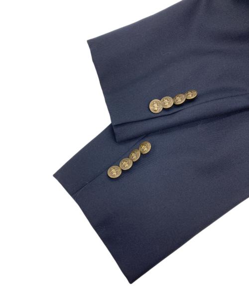 BROOKS BROTHERS REGENT（ブルックス ブラザーズ リージェント）BROOKS BROTHERS REGENT (ブルックス ブラザーズ リージェント) 金釦 2Bウールテーラードジャケット ネイビー サイズ:42SHTの古着・服飾アイテム