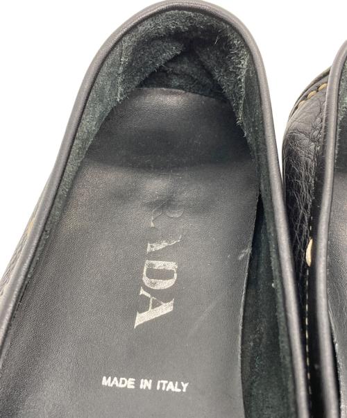 PRADA（プラダ）PRADA (プラダ) ドライビングシューズ ブラック サイズ:36の古着・服飾アイテム