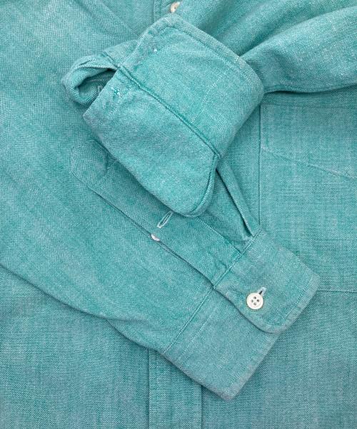 RALPH LAUREN（ラルフローレン）RALPH LAUREN (ラルフローレン) The Big Oxford 裾ポニー ボタンダウンシャツ グリーン サイズ:Lの古着・服飾アイテム