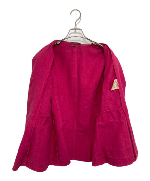 JIL SANDER（ジルサンダー）JIL SANDER (ジルサンダー) リネンカバーオール レッド サイズ:38の古着・服飾アイテム