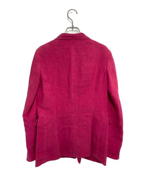 JIL SANDER（ジルサンダー）JIL SANDER (ジルサンダー) リネンカバーオール レッド サイズ:38の古着・服飾アイテム