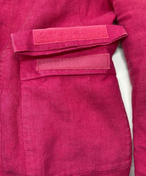 JIL SANDER（ジルサンダー）JIL SANDER (ジルサンダー) リネンカバーオール レッド サイズ:38の古着・服飾アイテム