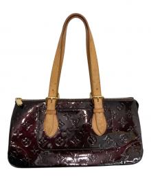 LOUIS VUITTON（ルイ ヴィトン）の古着「ヴェルニ ローズウッド・アヴェニュー ハンドバッグ」｜アマラント