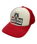 Hysteric Glamourヒステリックグラマー）の古着「HYSTERIC UNLIMITED メッシュキャップ」｜レッド