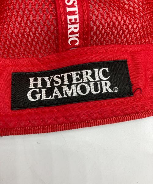 Hysteric Glamour（ヒステリックグラマー）Hysteric Glamour (ヒステリックグラマー) HYSTERIC UNLIMITED メッシュキャップ レッド サイズ:FREEの古着・服飾アイテム
