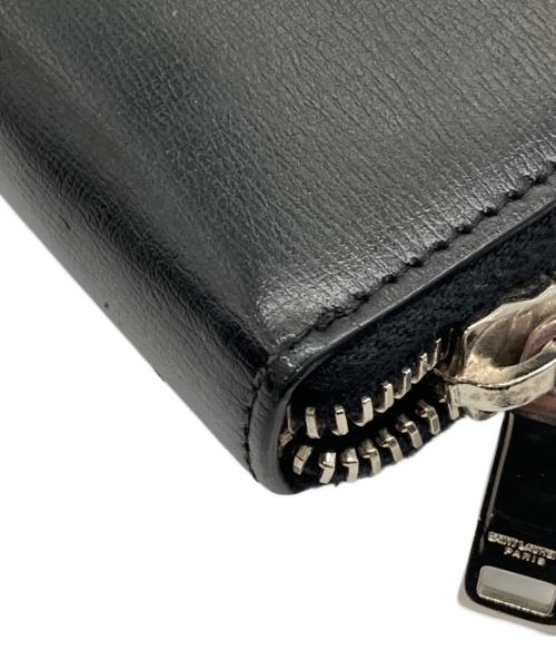 Saint Laurent Paris（サンローランパリ）Saint Laurent Paris (サンローランパリ) カサンドラ ジップアラウンドウォレット ブラックの古着・服飾アイテム