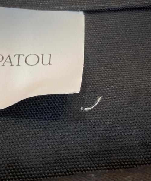patou（パトゥ）patou (パトゥ) オーガニックコットン パトゥ キャンバストート ブラック×ホワイトの古着・服飾アイテム