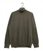 cash & barbaキャッシュアンドバルバ）の古着「モンゴリアンカシミヤ タートルネック」｜Sage Green